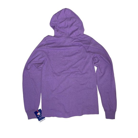 Champion Hoodie Womens Size Small Purple Lightweight Shirt - Picture 2 of 3